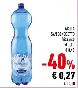 Conad ACQUA SAN BENEDETTO frizzante pet offerta