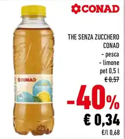 Conad The senza zucchero CONAD offerta