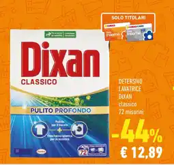 Conad Detersivo lavatrice DIXAN offerta