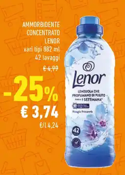 Conad Ammorbidente concentrato LENOR offerta
