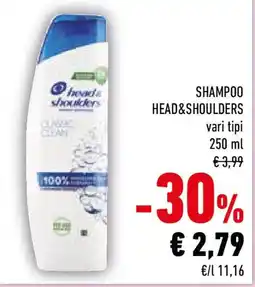 Conad Shampoo HEAD&SHOULDERS offerta