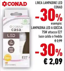 Conad Linea lampadine led CONAD offerta