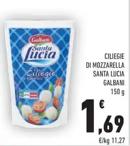 Conad Ciliegie di mozzarella santa lucia GALBANI offerta
