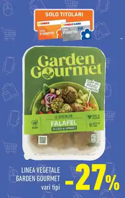 Conad Linea vegetale GARDEN GOURMET offerta