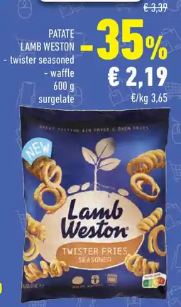 Conad PATATE LAMB WESTON twister seasoned - waffle offerta