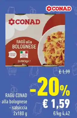 Conad Ragu CONAD offerta