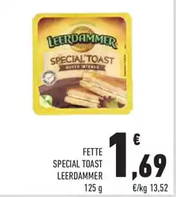 Conad Fette special toast LEERDAMMER offerta
