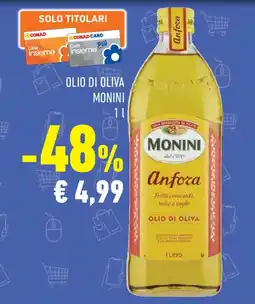 Conad Olio di oliva MONINI offerta