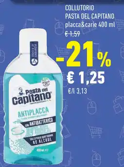 Conad Collutorio PASTA DEL CAPITANO placca&carie offerta