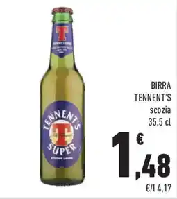 Conad BIRRA TENNENT'S Scozia offerta