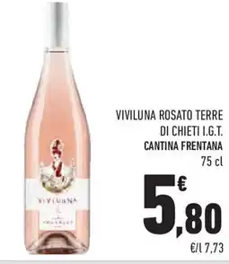 Conad Viviluna rosato terre di chieti i.g.t. CANTINA FRENTANA offerta