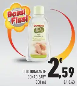 Conad Olio idratante CONAD BABY offerta