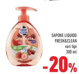 Conad Sapone liquido FRESH&CLEAN offerta
