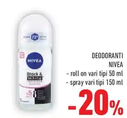 Conad Deodoranti NIVEA offerta