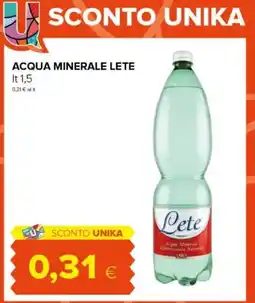 Tigre Amico Acqua minerale lete offerta