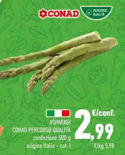 Conad Asparagi CONAD PERCORSO QUALITÀ offerta