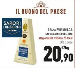 Conad Grana padano d.o.p. SAPORI&DINTORNI CONAD offerta