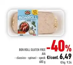Conad Bon roll gluten free AIA offerta