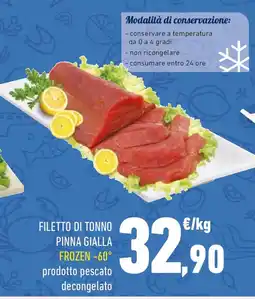 Conad Filetto di tonno pinna gialla offerta