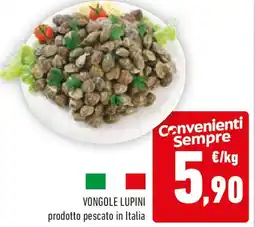 Conad Vongole lupini offerta