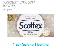 Conad Fazzoletti utra soft SCOTTEX offerta
