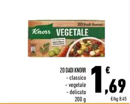 Conad 20 dadi KNORR offerta