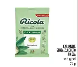 Conad Caramelle senza zucchero RICOLA offerta