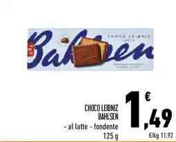 Conad Choco leibniz BAHLSEN offerta