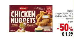 Conad FINDUS - nuggets di pollo - chicken crunchies offerta