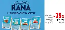 Conad Pasta fresca ripiena SFOGLIAVELO RANA offerta
