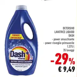 Conad Detersivo lavatrice liquido DASH offerta