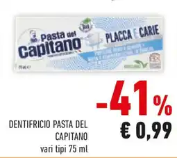 Conad Dentifricio PASTA DEL CAPITANO offerta
