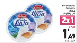 Conad Superstore Ricotta di mucca santa lucia GALBANI offerta