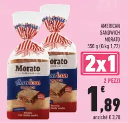 Conad Superstore American sandwich MORATO offerta