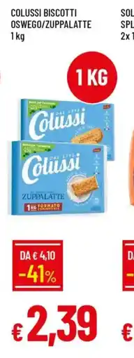 IperFamila Colussi biscotti oswego/zuppalatte offerta