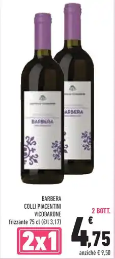 Conad Superstore Barbera colli piacentini vicobarone offerta