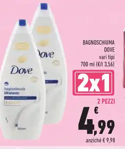 Conad Superstore Bagnoschiuma DOVE offerta