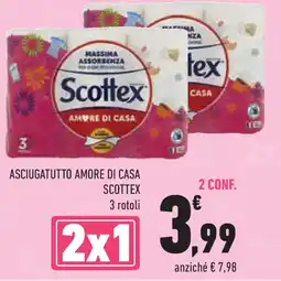 Conad Superstore Asciugatutto amore di casa SCOTTEX offerta