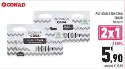 Conad Superstore Pile stilo o ministilo CONAD offerta