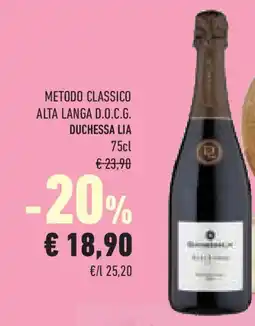 Conad Superstore Metodo classico alta langa d.o.c.g. DUCHESSA LIA offerta