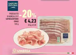 Conad Superstore Prosciutto di norcia i.g.p. SAPORI&DINTORNI CONAD offerta