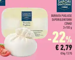 Conad Superstore Burrata pugliese SAPORI & DINTORNI CONAD offerta