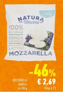 Conad Superstore Mozzarelle SABELLI offerta