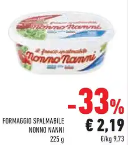Conad Superstore Formaggio spalmabile NONNO NANNI offerta