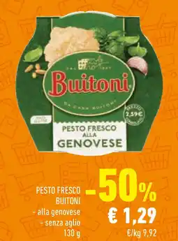 Conad Superstore Pesto fresco BUITONI offerta