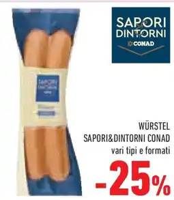 Conad Superstore Würstel SAPORI&DINTORNI CONAD offerta