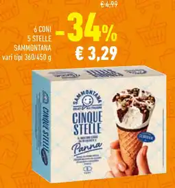 Conad Superstore 6 coni 5 stelle SAMMONTANA offerta