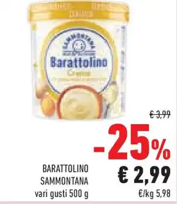 Conad Superstore Barattolino SAMMONTANA vari gusti offerta