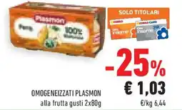 Conad Superstore Omogeneizzati PLASMON offerta