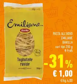 Conad Superstore Pasta all'uovo emiliane BARILLA offerta